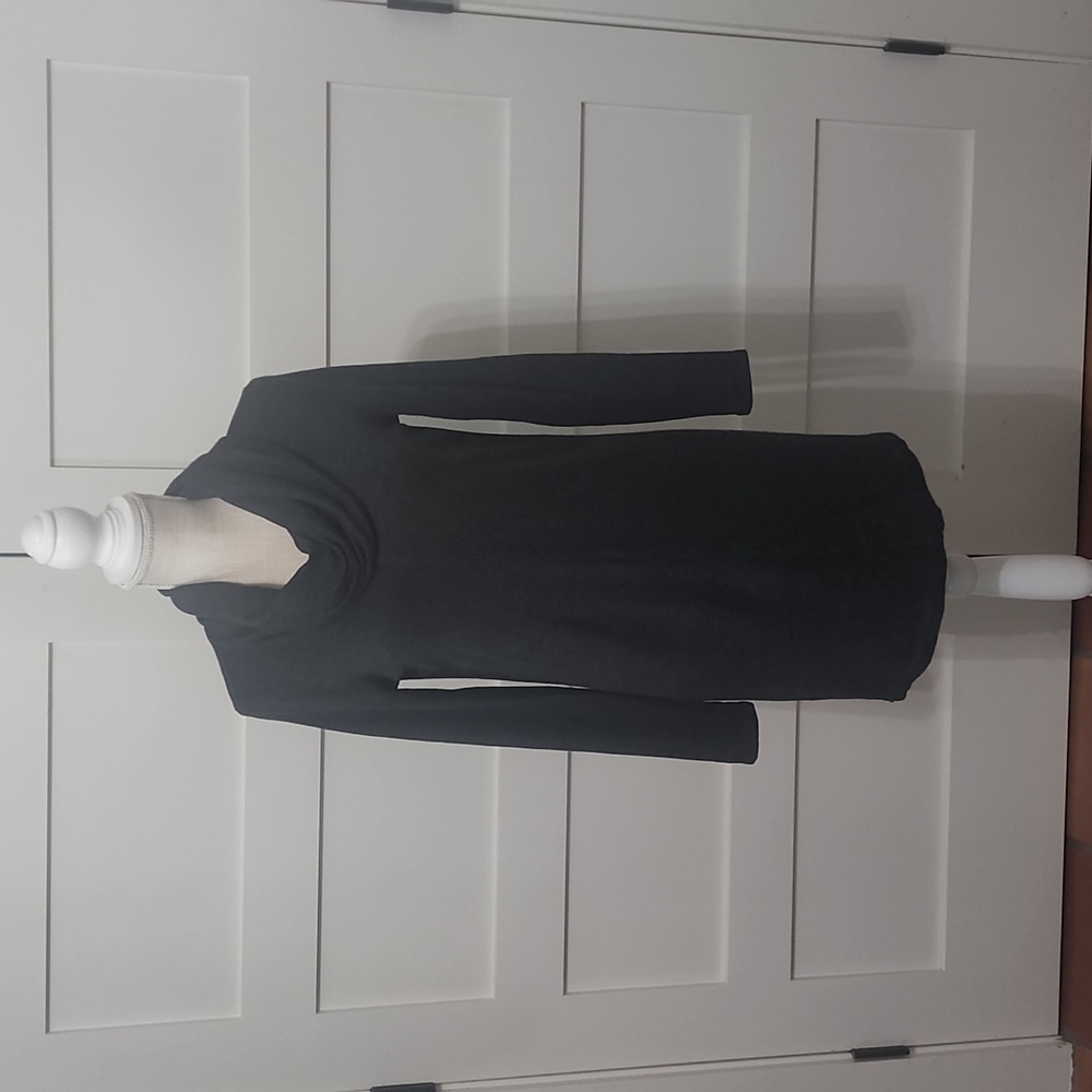 Lou & Grey charcoal knit dress / tunic size xs